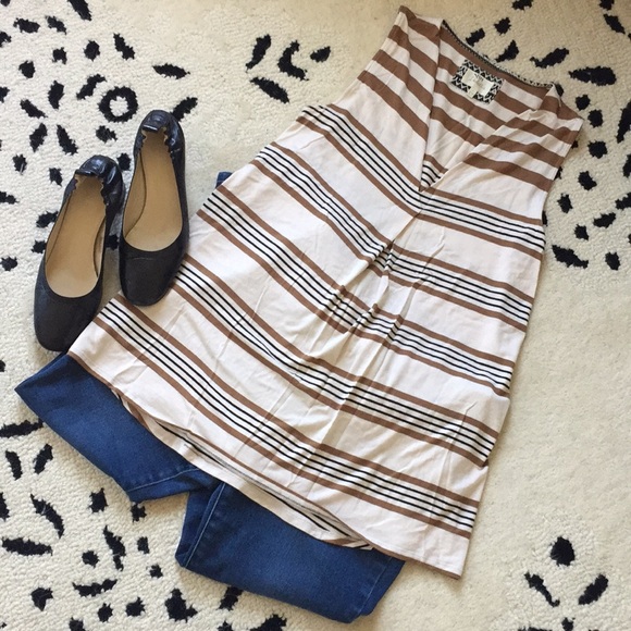 Anthropologie Tops - Anthropologie | Deletta Striped Tank